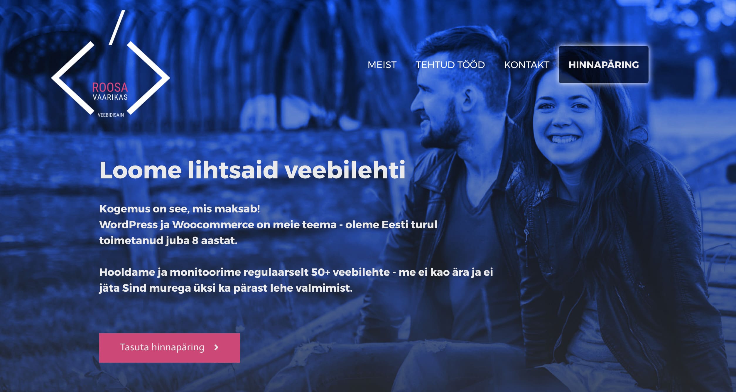 Roosa Vaarikas veebidisain » Wordpress koduleht